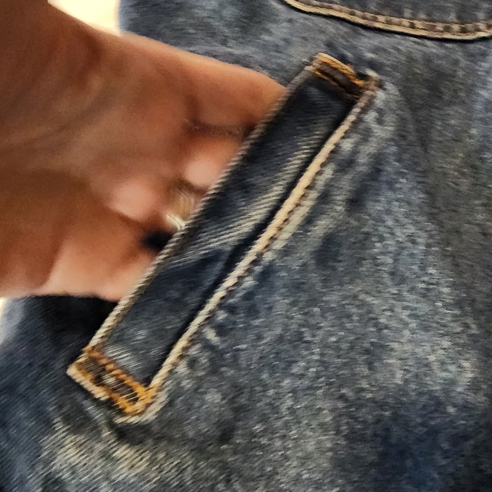 Vintage Polo Ralph‎ Lauren Dungaree Denim Jean Jacket Men's Large Made In USA - Picture 4 of 16